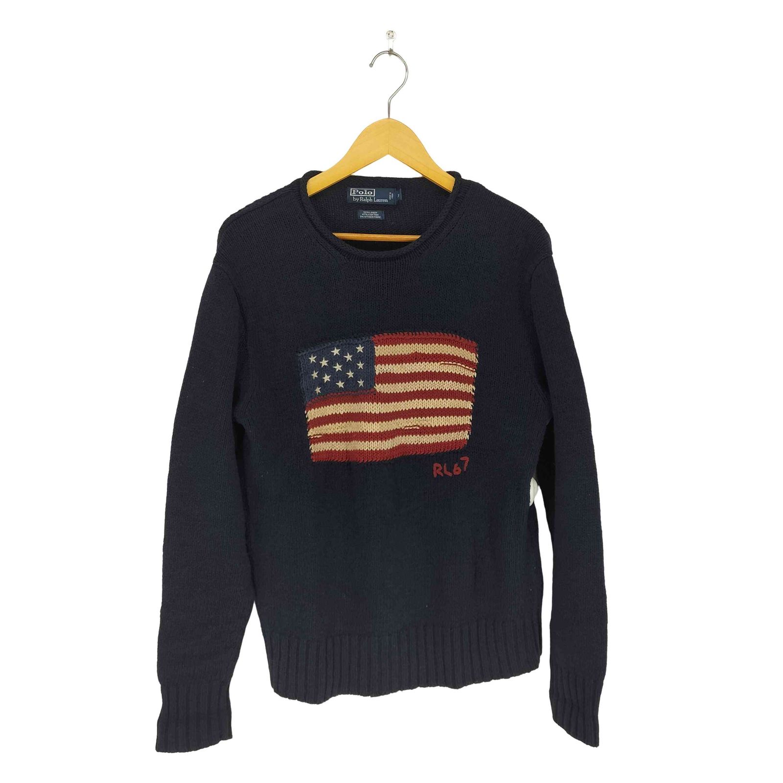 ポロバイラルフローレン 工場 Polo by RALPH LAUREN リネン混 星条旗