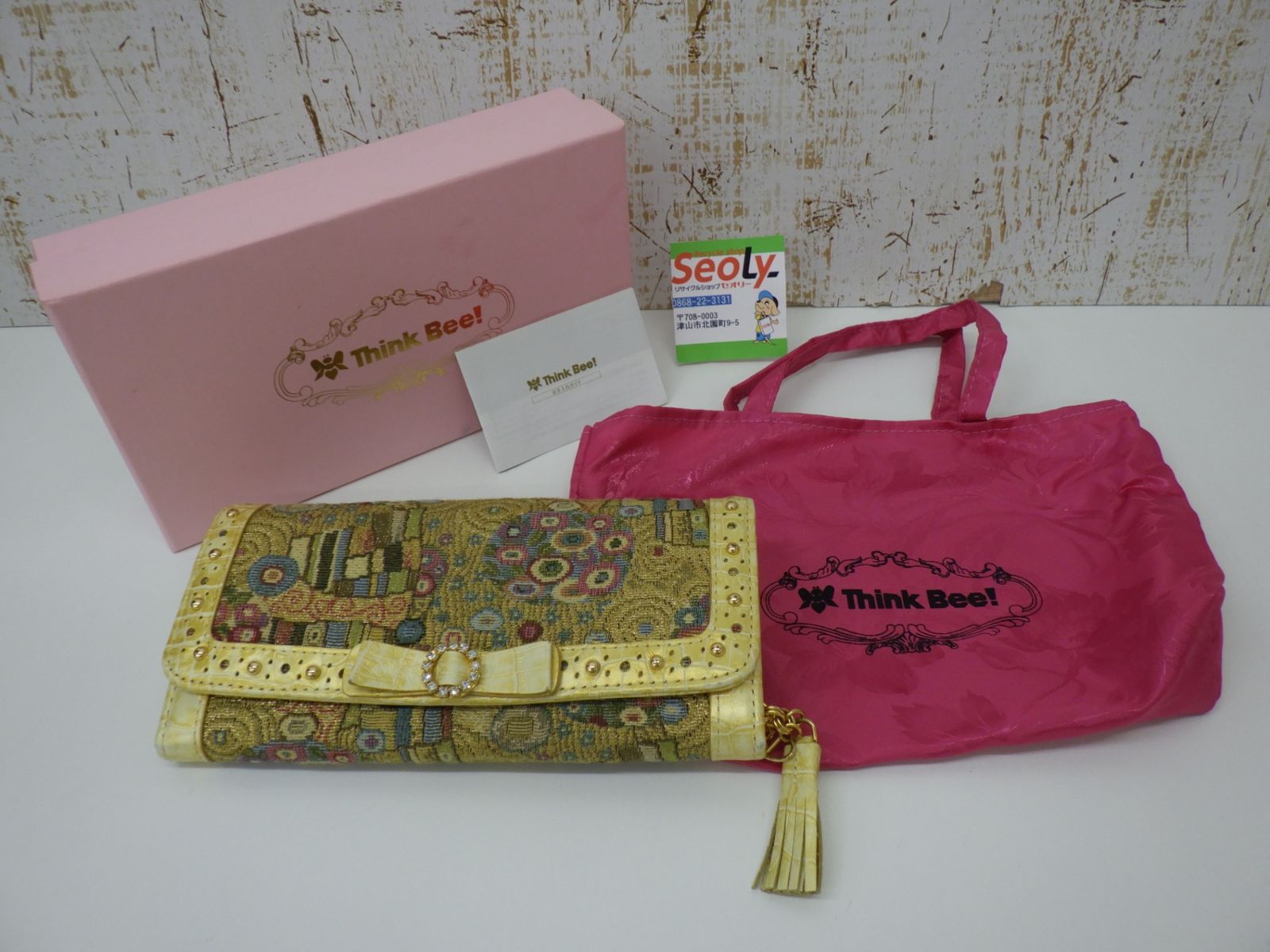 シンクビー!] Think Bee! ゴールデンクリムト 長財布 - メルカリ