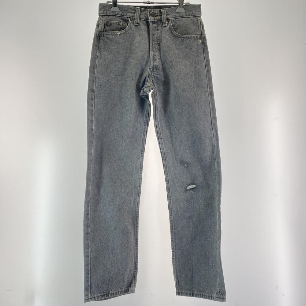 90 s LEVI 先染めブラック 501 実寸70 0658 リーバイス 17