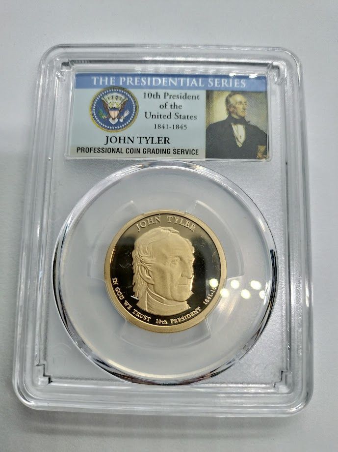 PCGS PR70DCAM 2009S 第10代大統領 ジョン タイラー