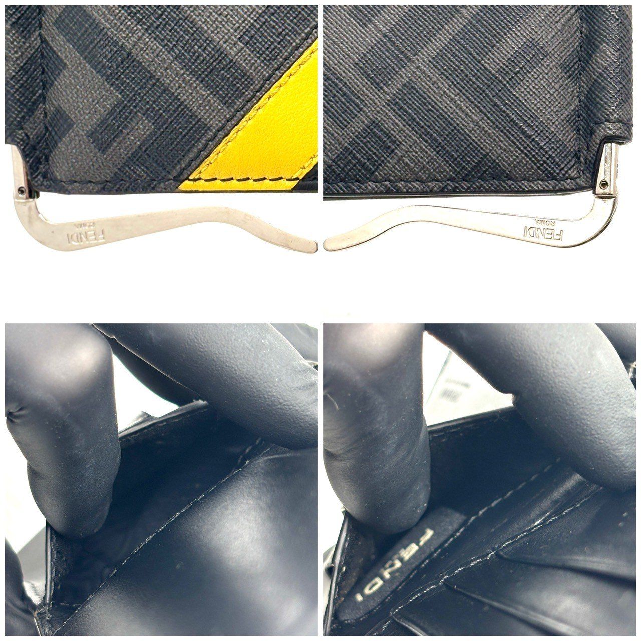 薄さで差がつく大人仕様】 FENDI フェンディ マネークリップ カード