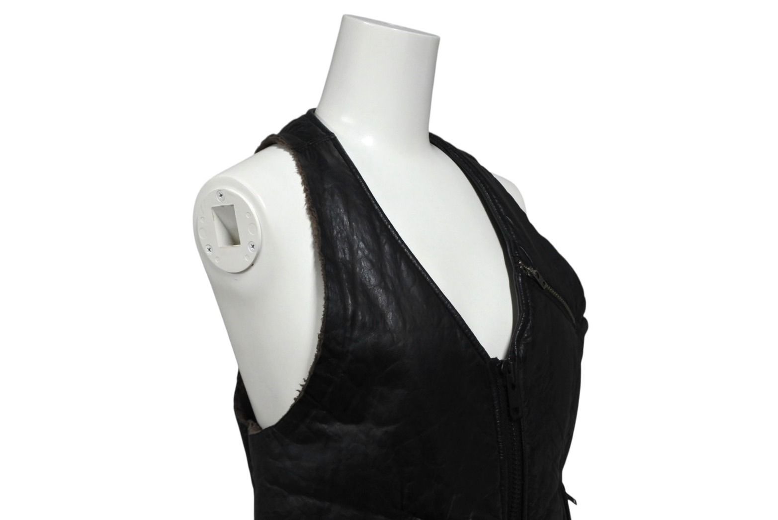 L.G.B ルグランブルー レザーベスト ボア Y2K ARCHIVE サイズ0 レザー