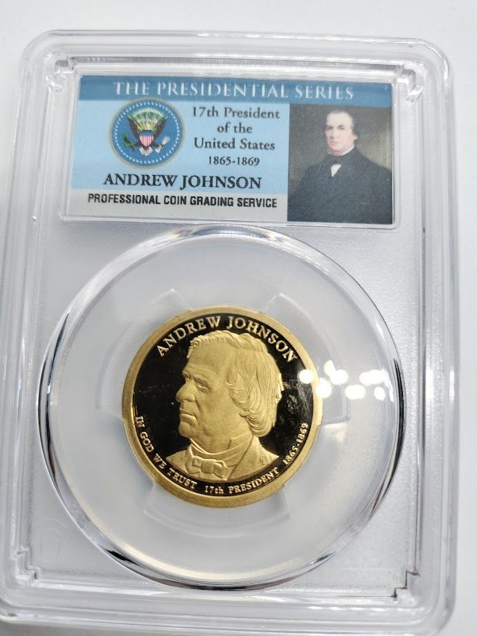 PCGS PR70DCAM 2011S 第17代大統領 アンドリュー・ジョンソン PCGS PR70DCAM 2011S 第17代大統領 アンドリュー・ジョンソン ショップ