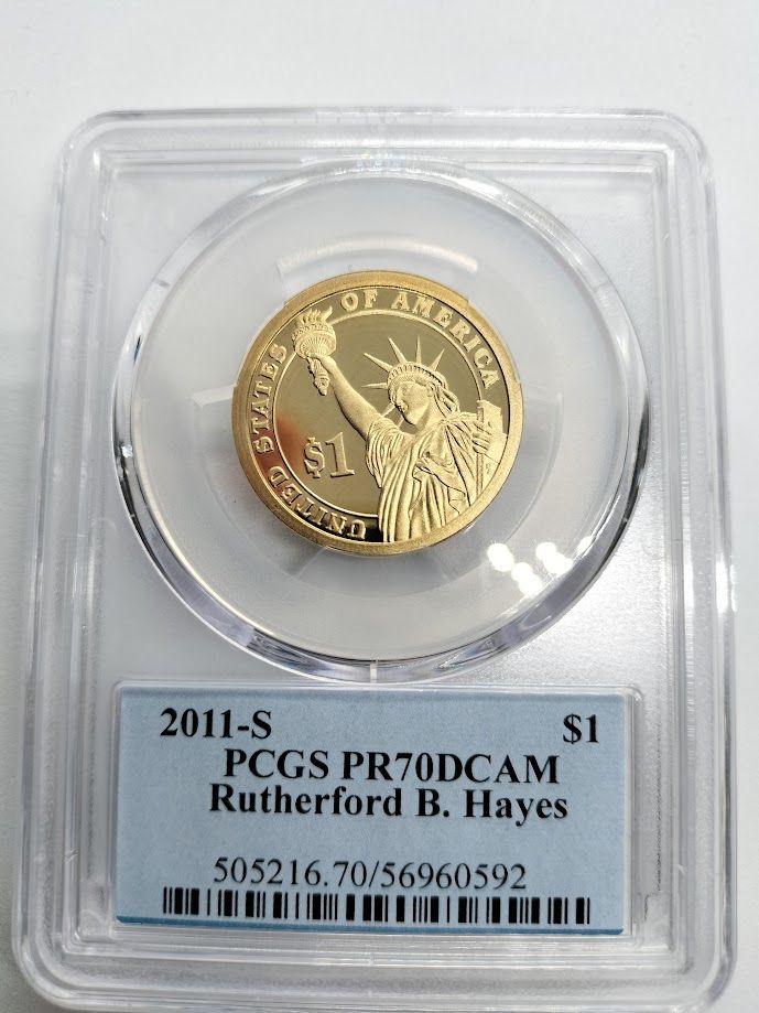 PCGS PR70DCAM 2011S 第19代大統領 ラザフォード・B・ヘイズ