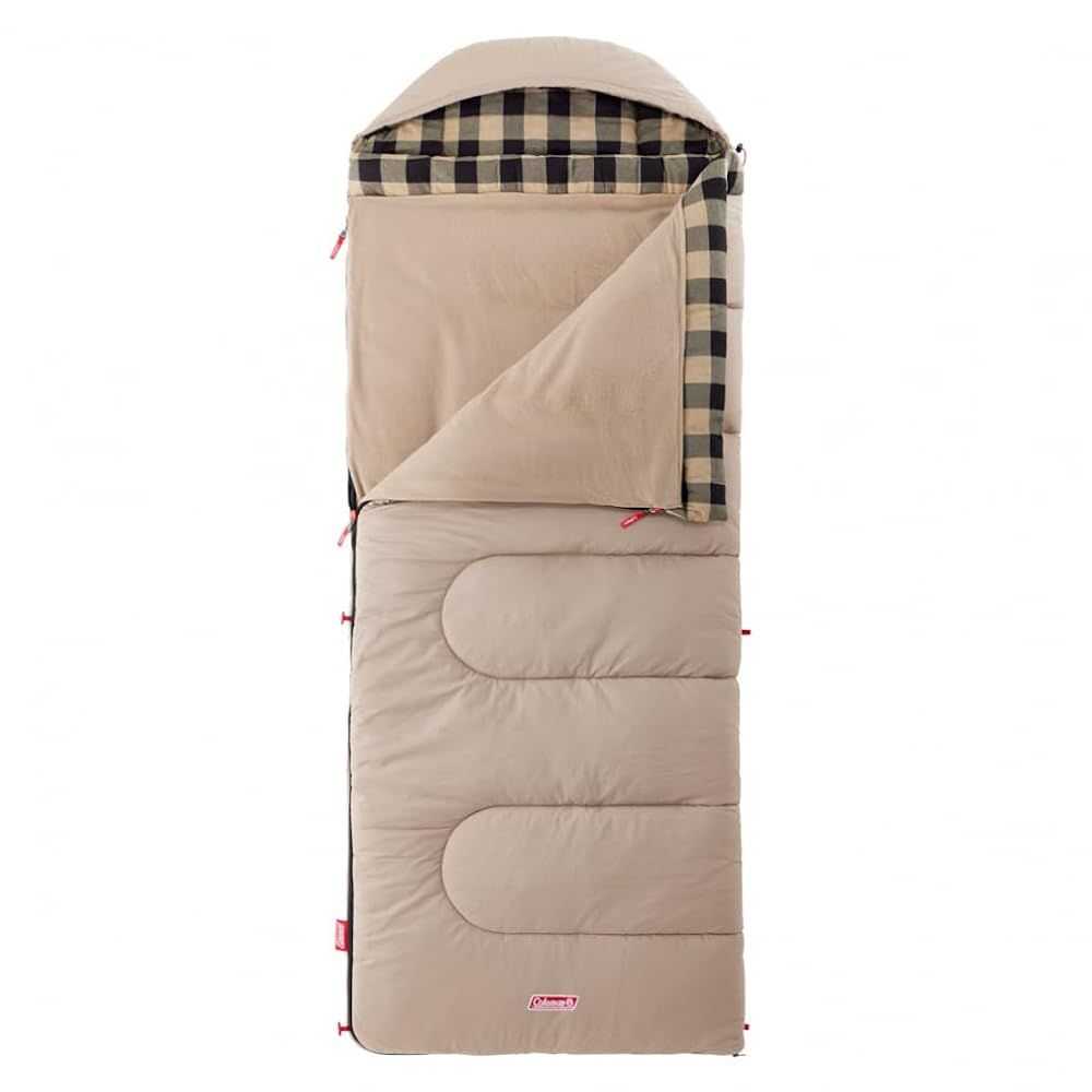 コールマン Coleman マルチレイヤーコットンバッグ グレージュ 寝袋 シュラフ オールシーズン 封筒型 使用下限温度 5度 キャンプ アウトドア 丸洗い 2215987