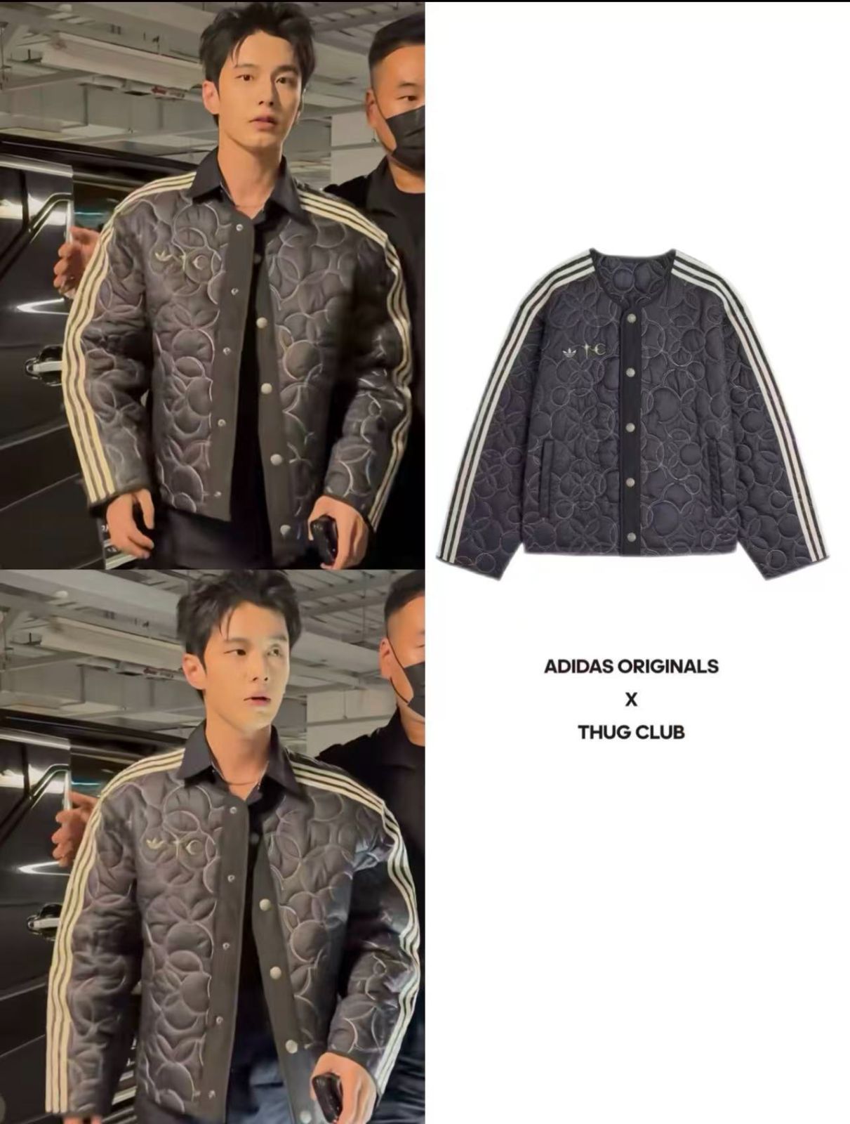 ADIDAS ORIGINALS X THUG CLUB パデットジャケット