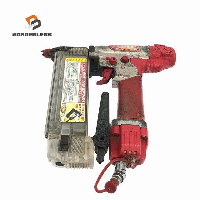 品 MAX マックス 55 mm 高圧 スーパーネイラ HA SF 1 D フィニッシュネイラ 仕上釘打機 仕上げ釘打機 仕上釘打ち機119765