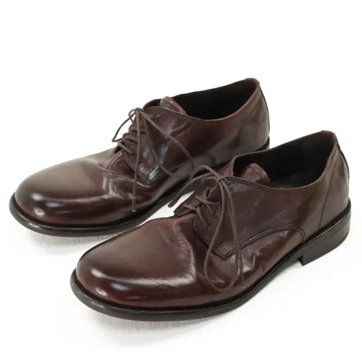 YASE ヤセ ホーリー ホールハイド コンフォート THE B ドビ シューズ ブラウン 275