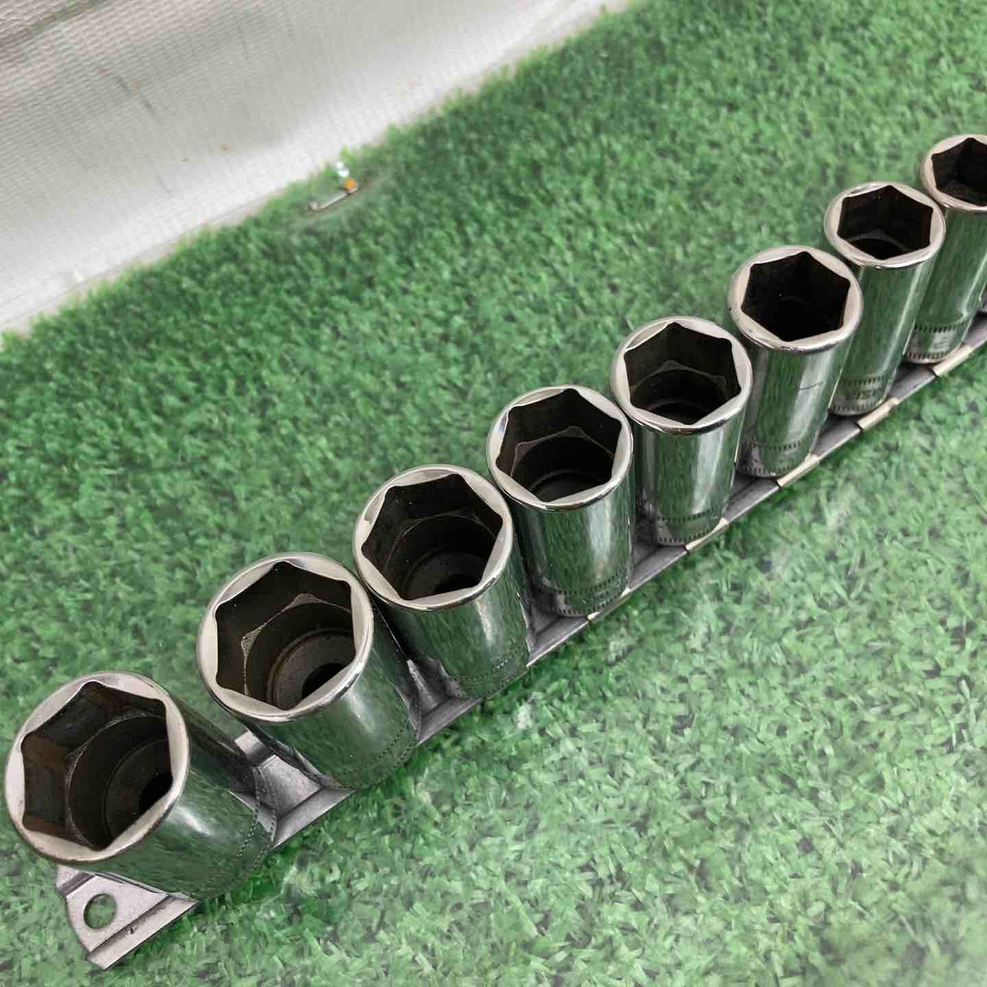 Snap-on スナップオン 3|8 6角セミディープソケット 12点 FSFM 19 ～8