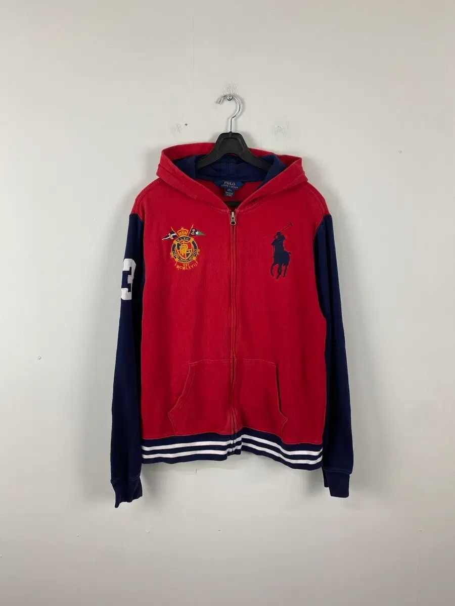 ポロ ラルフローレン チーフキーフ ビックポニー ジップアップパーカー XL <555>