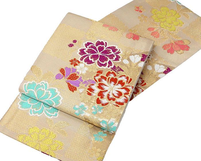 袋帯 新品 仕立て上がり 西陣 京都イシハラ謹製 桜 花 匹田 袋帯 新品