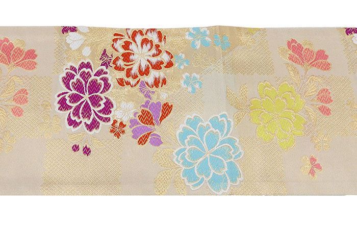 袋帯 新品 仕立て上がり 西陣 京都イシハラ謹製 桜 花 匹田 袋帯 新品仕立済 成人式 卒業式 パーティー 振袖 g2967 袋帯 新品 仕立て上がり 西陣 京都イシハラ謹製 桜 花 匹田 袋帯 新品
