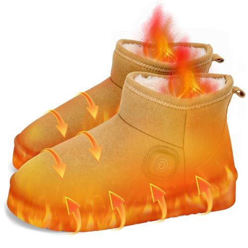 DGV フットウォーマー コードレス 足温器 10秒で速暖 電気スリッパ バッテリー付き 4000 mAh * 40℃?52℃ 3段階温度調節 足先からふくらはぎまで 防寒 滑り止め 柔らかい 暖かい 洗える 足入れ 省エネ 家 8519218 f