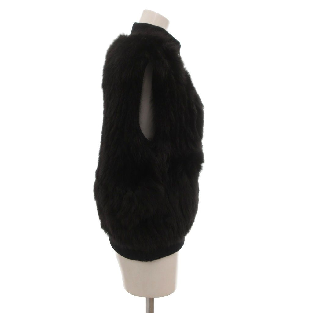 ジバンシィ GIVENCHY ファーベスト L フォックス 毛皮 ジップアップ