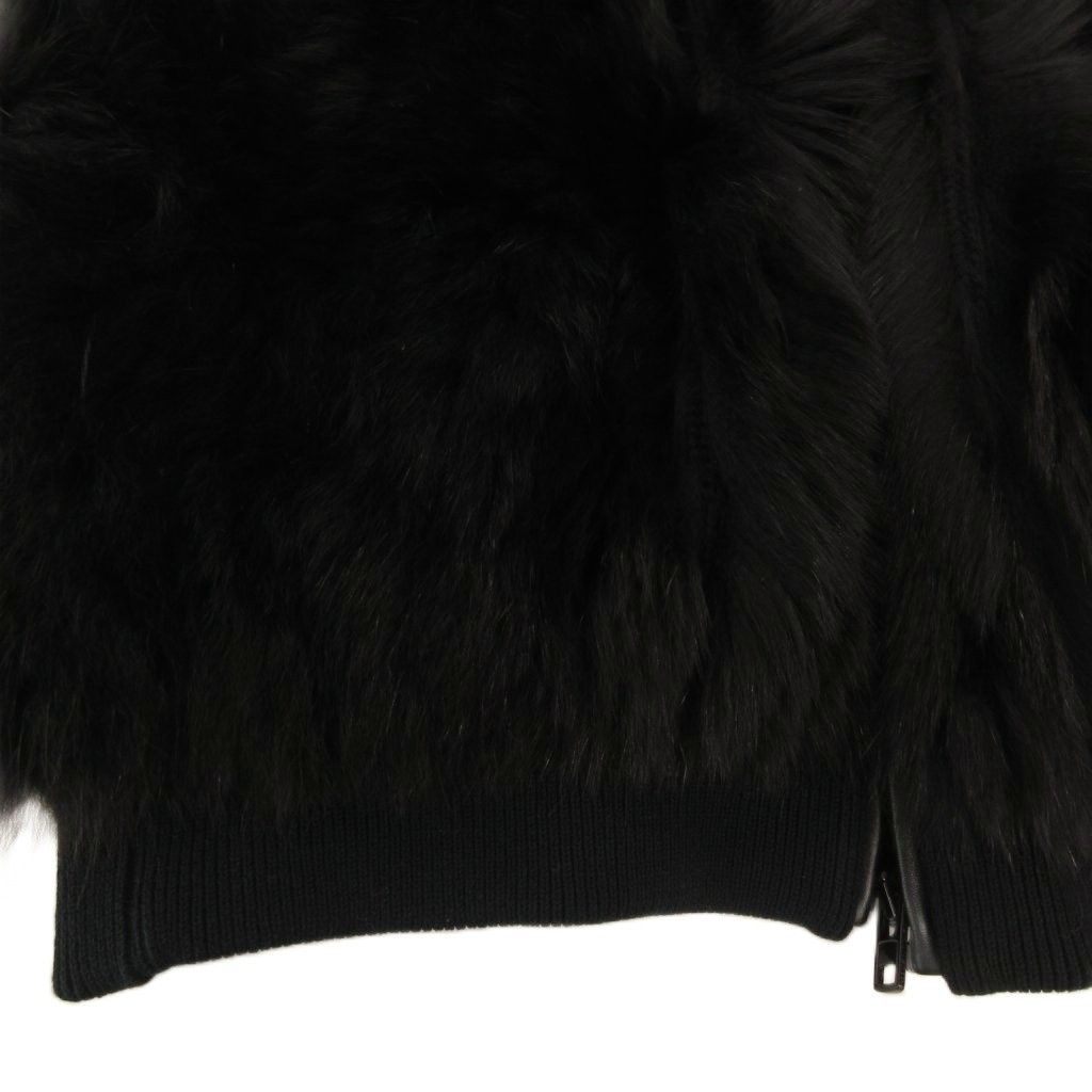 ジバンシィ GIVENCHY ファーベスト L フォックス 毛皮 ジップアップ