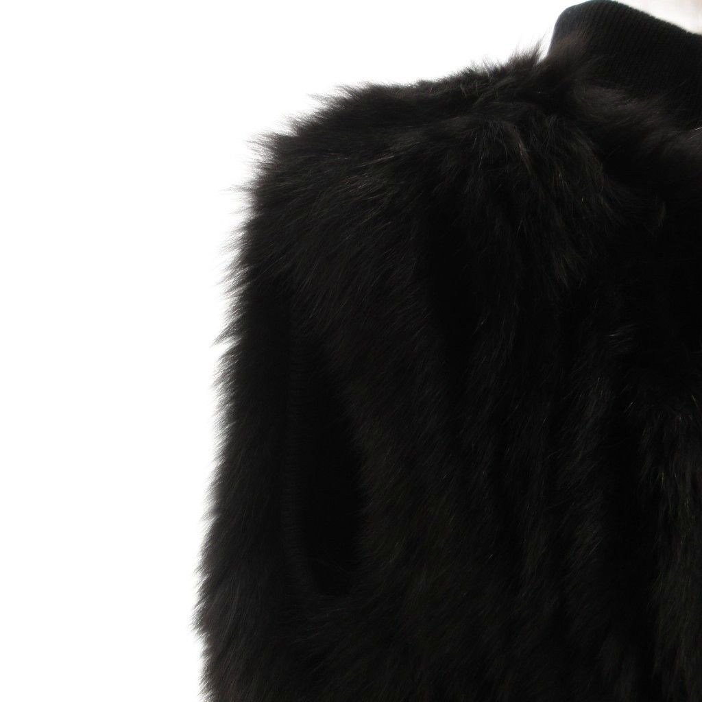 ジバンシィ GIVENCHY ファーベスト L フォックス 毛皮 ジップアップ