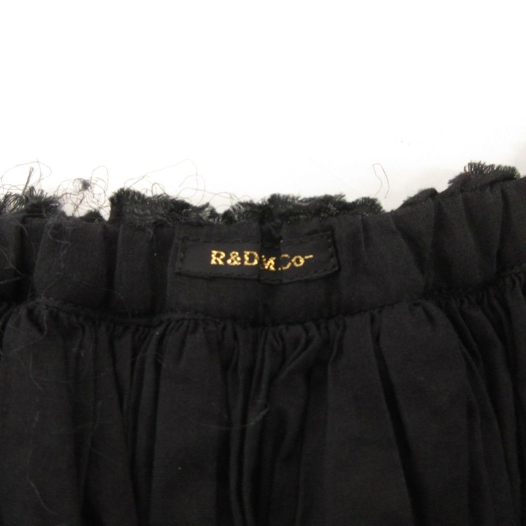 オールドマンズテーラー R＆D.M.Co スカート チュール ギャザー シルク