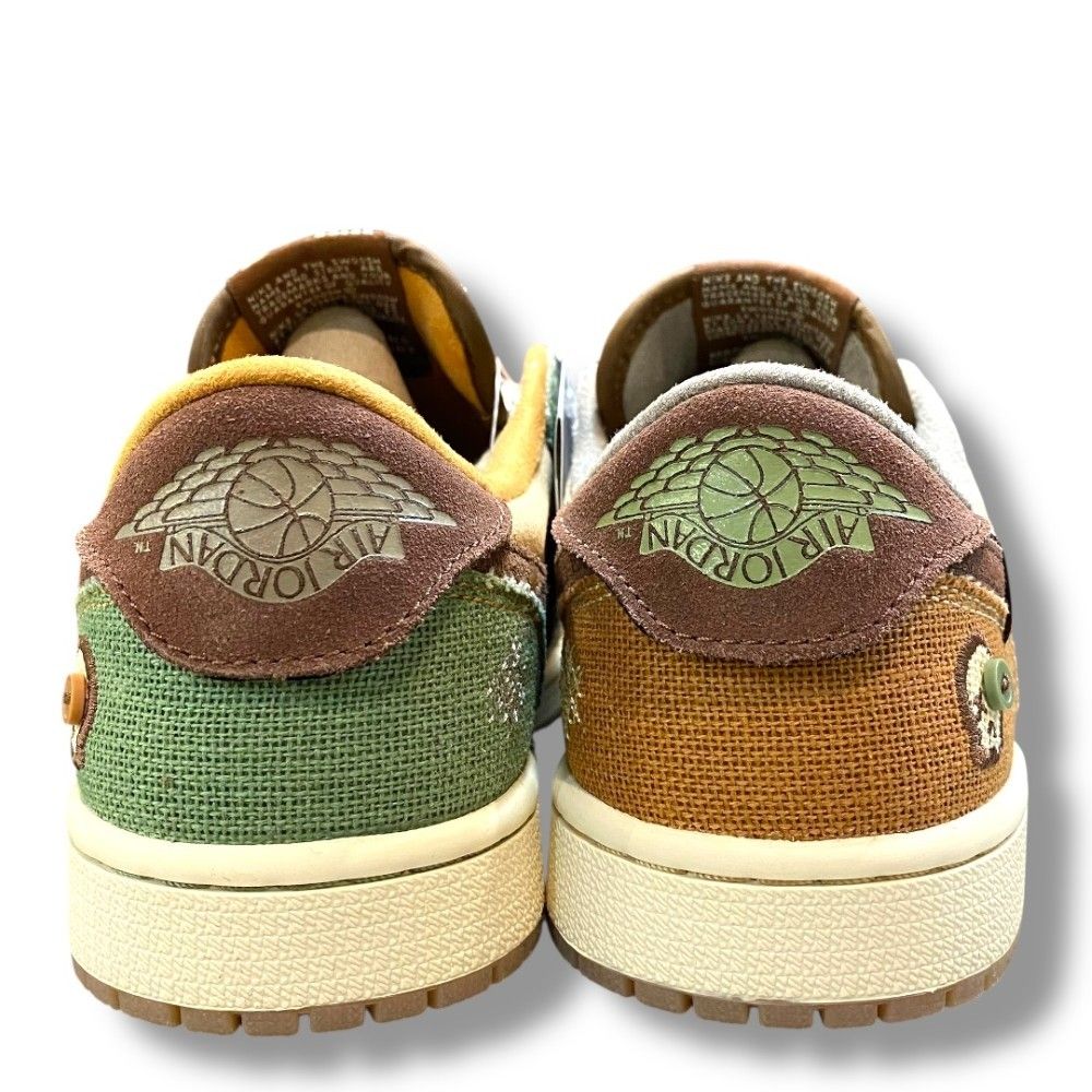 25.5cm NIKE × ZION WILLIAMSON AIR JORDAN 1 LOW OG Flax and Oil