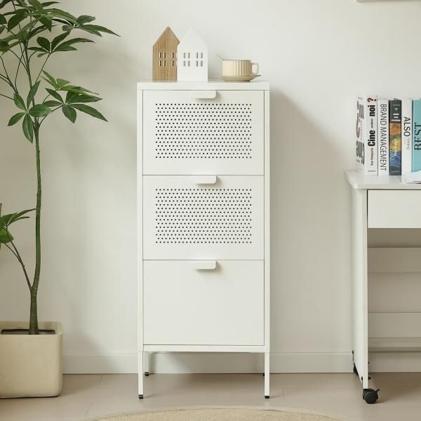 金属製キャビネット 引き出し3杯 サイドボード タンス チェスト 棚 キャビネット スチール 引き出し3杯 サイドボード タンス チェスト