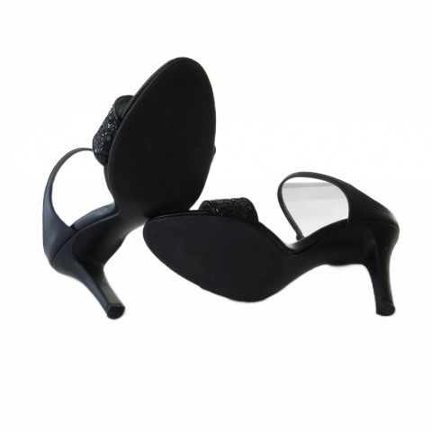 美品　DIANA ビジューバックルミュール　サンダル　Lサイズ 美品 DIANA ビジューバックルミュール サンダル Lサイズ ダイアナ