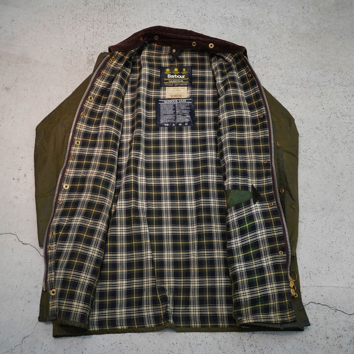 90S Barbour GAMEFAIR JACKET バブアー ゲームフェア オイル