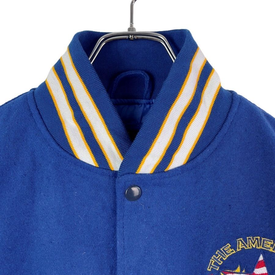 バーシティVarsity袖レザー切り替えスタジャンスタジアムジャケット