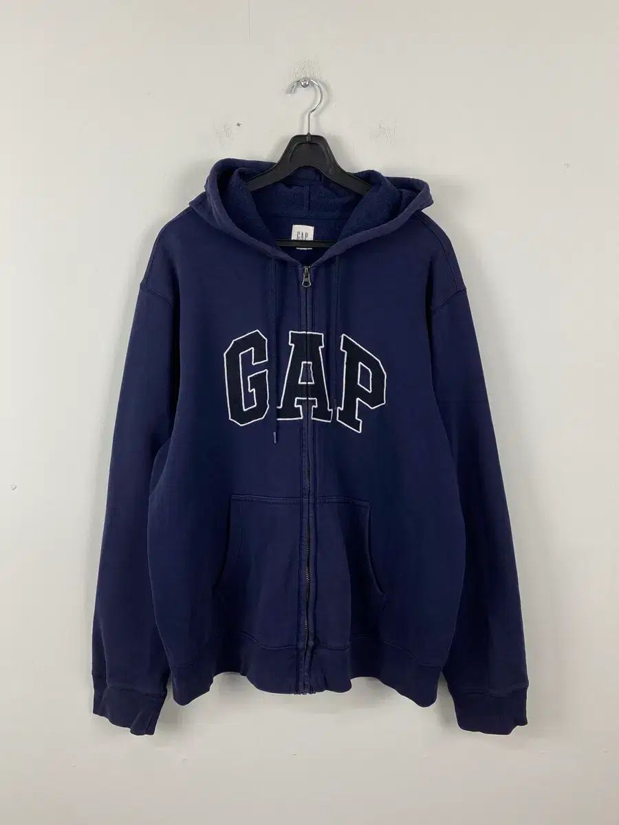 ギャップ GAP ネイビー フードジップアップ L u003c554u003e