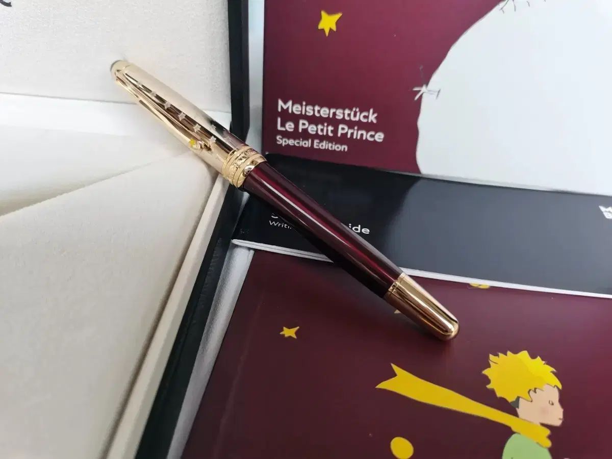 MONT BLANC モンブラン 大文豪シリーズ 赤 ローズゴールド モデル インクファン