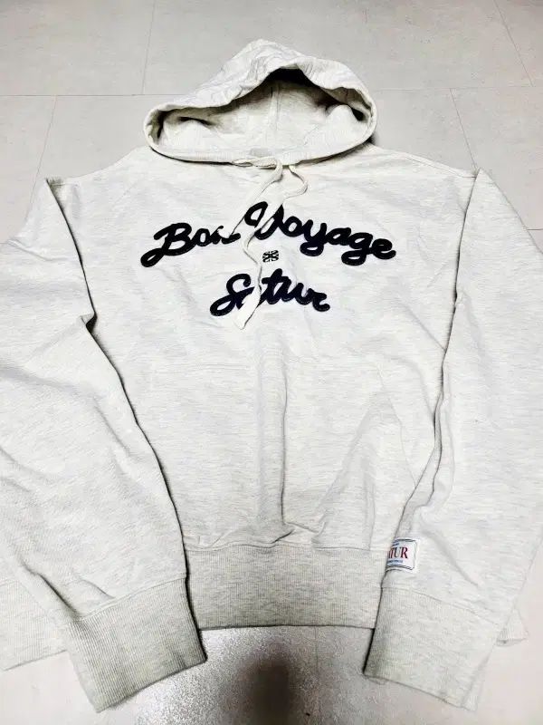 セター SATUR ボン・ボヤージュ メランジ アイボリー フードT L ポール