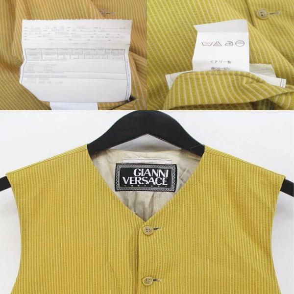 ジャンニヴェルサーチ ヴェルサーチェ GIANNI VERSACE ストライプ柄