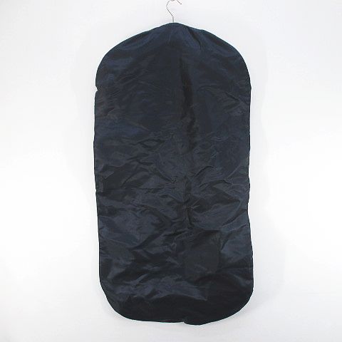 プラダ PRADA ガーメントカバー ガーメントバッグ 衣類カバー 二つ折り ネイビー系 予備ボタン サイズ違い ハンガー付