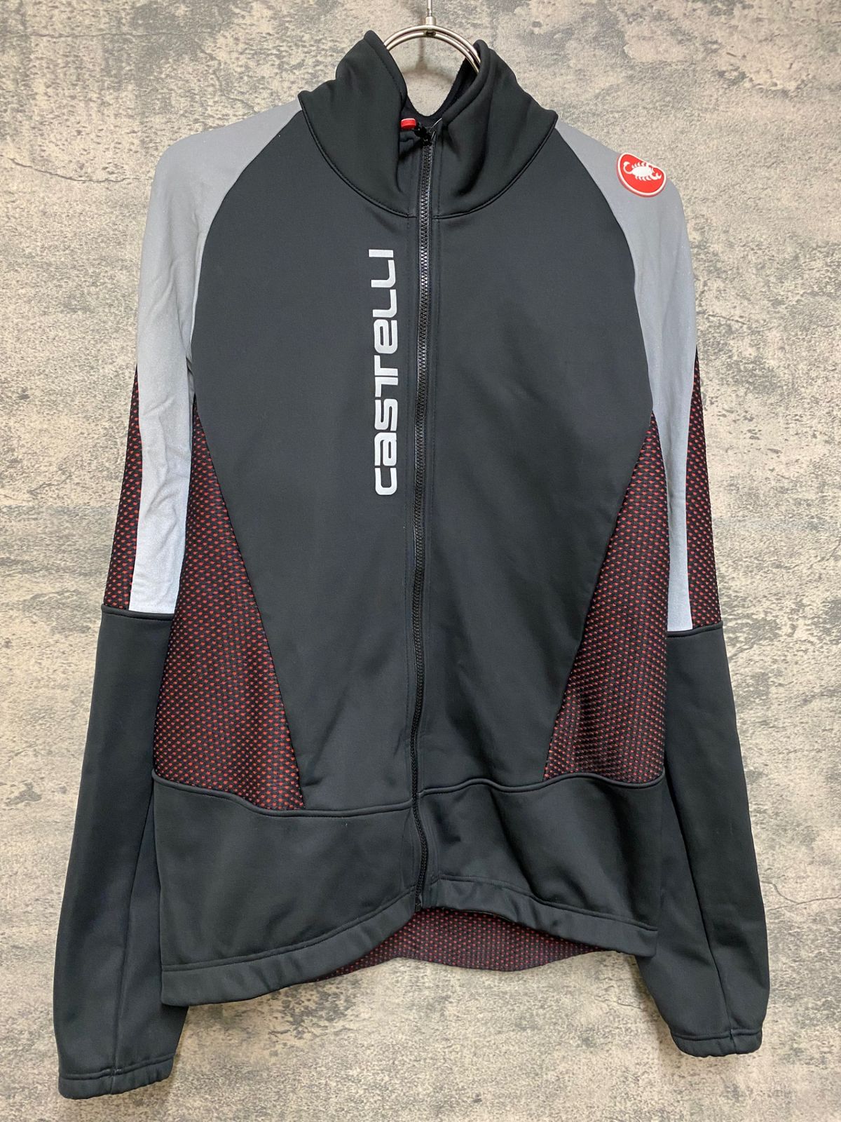 Castelli サイクルジャケット 黒 JS027 カステリ CASTELLI ソフトシェル 長袖 サイクルジャケット 黒