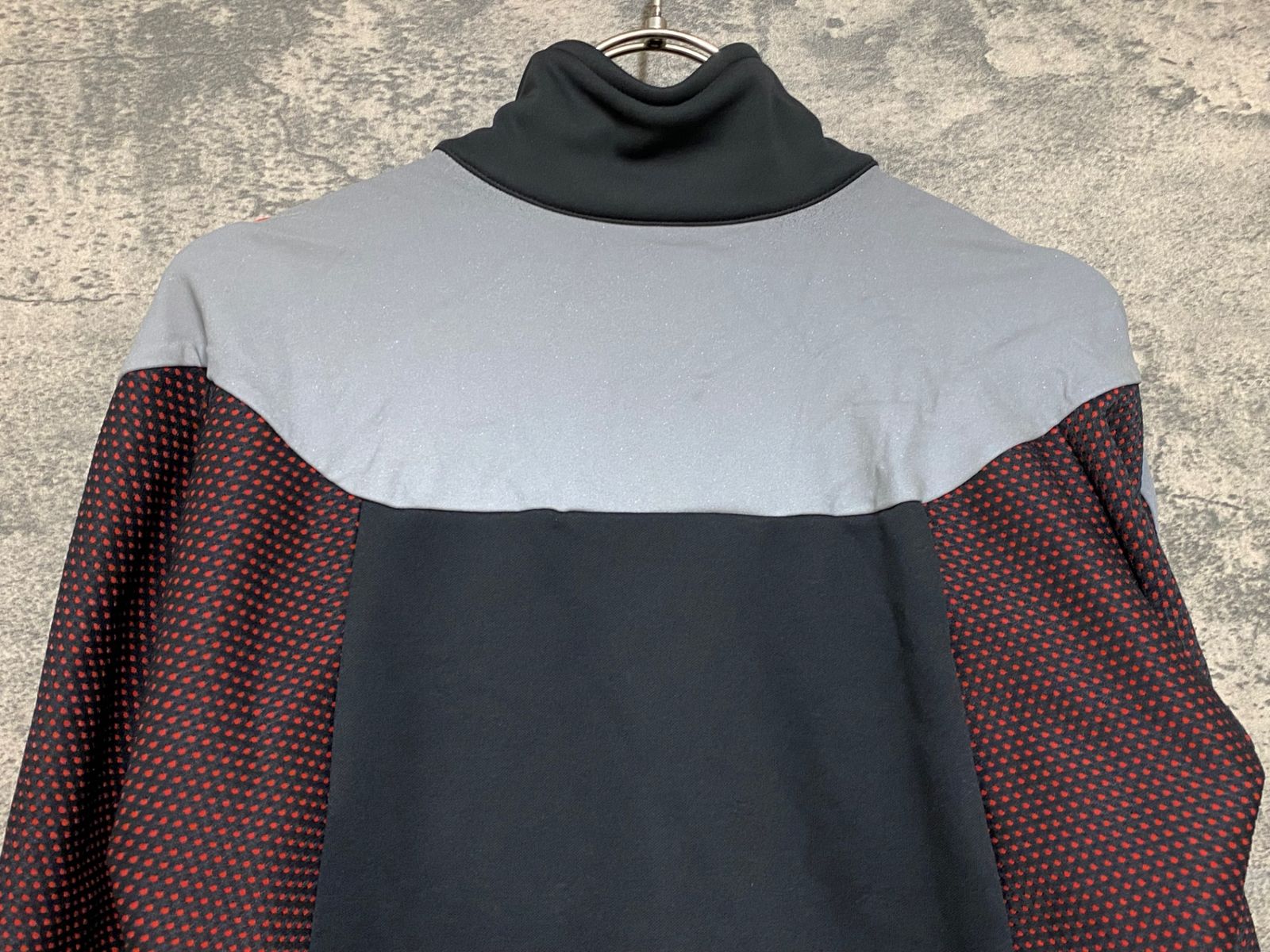 JS027 カステリ CASTELLI ソフトシェル 長袖 サイクルジャケット 黒