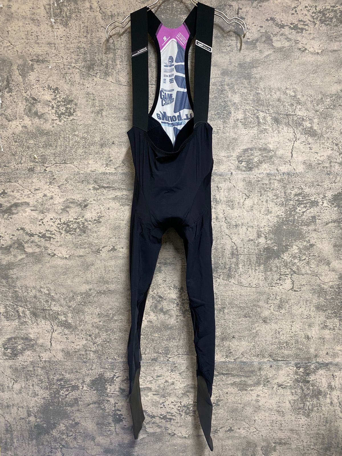 JP 392 アソス ASSOS MILLE LL bonKa 4 WINTER ビブタイツ 黒 S 裏起毛