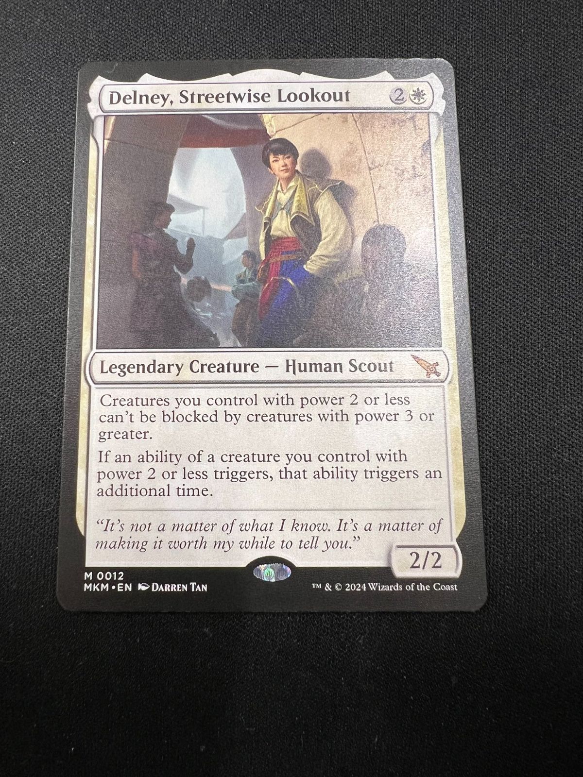 MTG 世慣れた見張り デルニー 英語版 Delney,Streetwise Lookout 通常