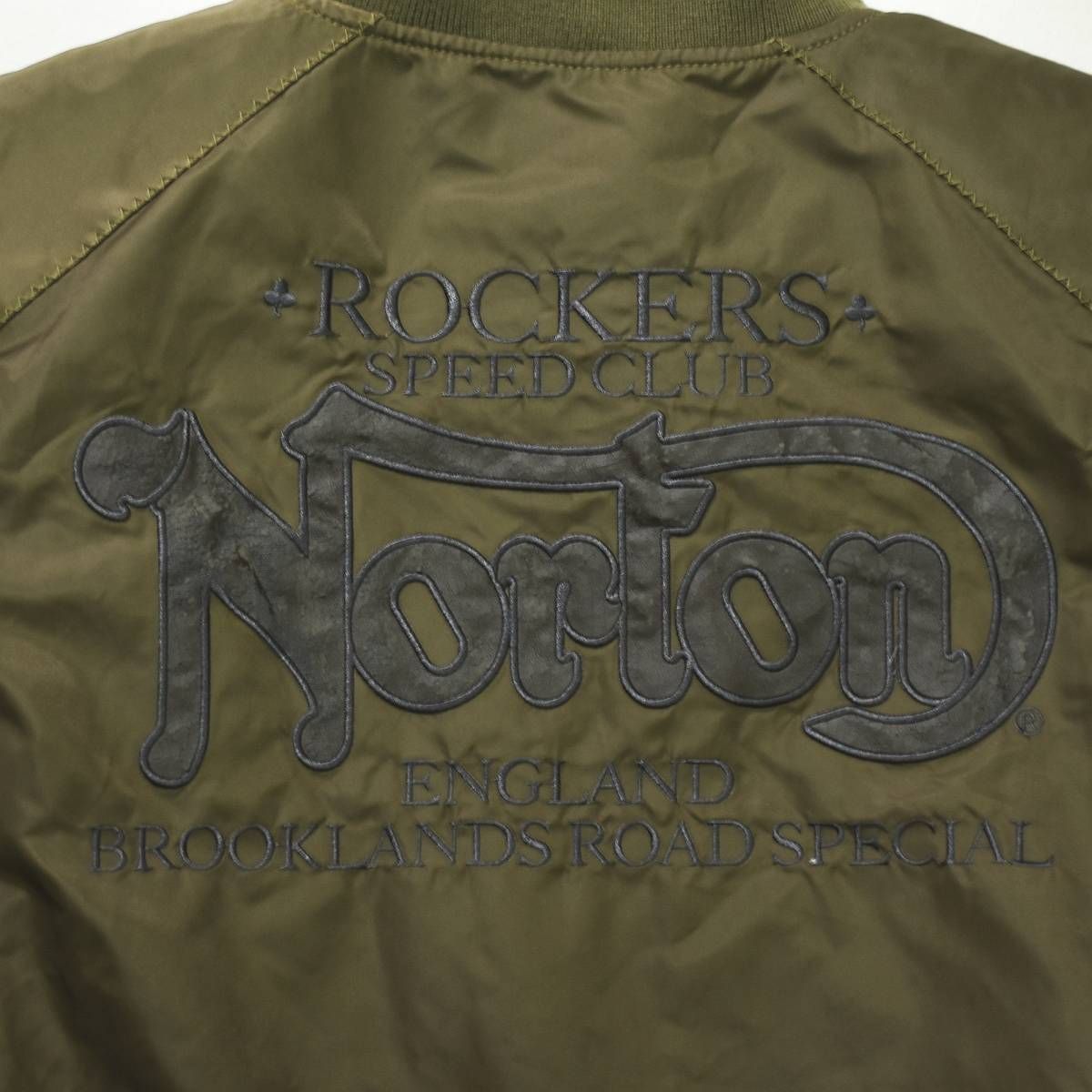 定番】 ノートン NORTON MA－1 フライト ジャケット ジップアップ