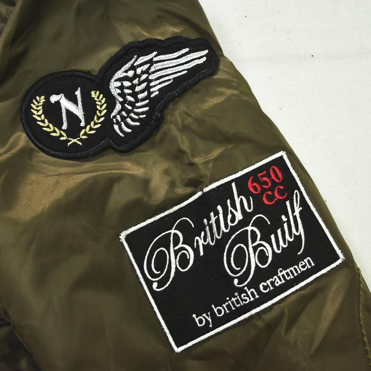 定番】 ノートン NORTON MA－1 フライト ジャケット ジップアップ