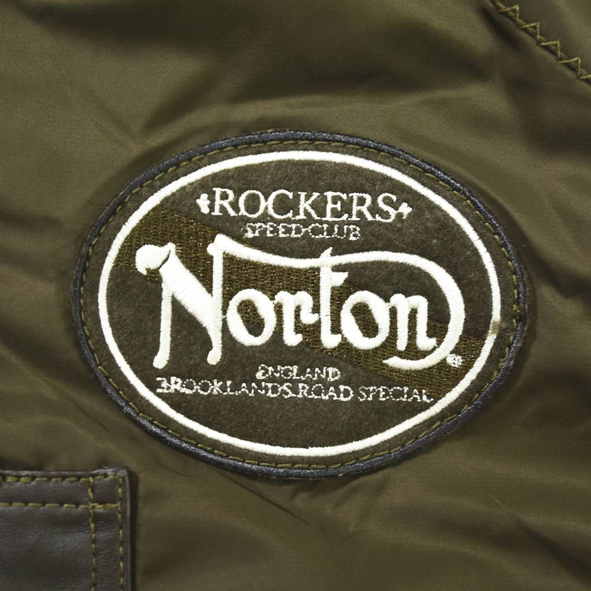 定番】 ノートン NORTON MA－1 フライト ジャケット ジップアップ