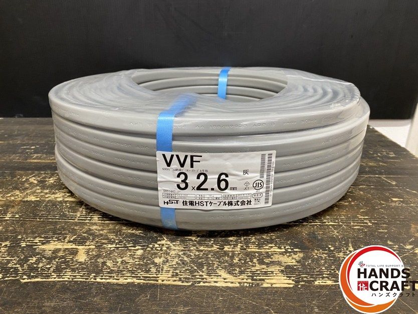 住電 VVF 3 2 6 mm 100ｍ 伝票直貼り 在庫より発送いたします ハンズクラフト久留米上津BP店
