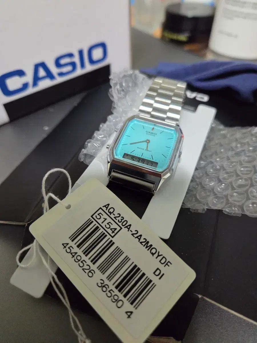 CASIO AQ-230A 2A2MQ ティファニー - メルカリ