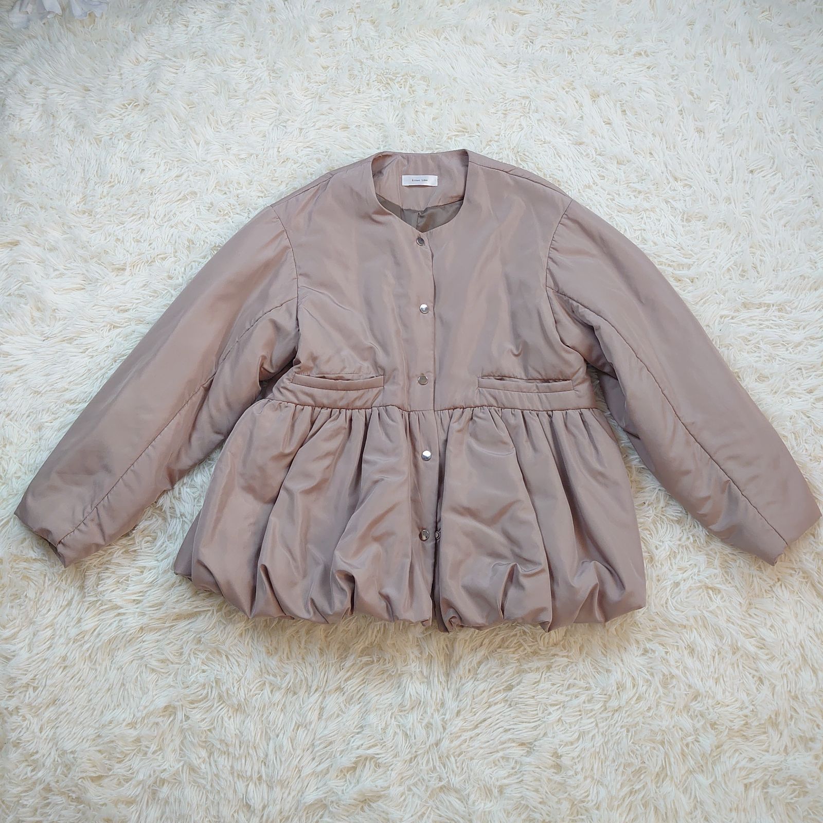 eimee law エイミーロウ バルーンヘム中綿ブルゾンジャケット フリーサイズ