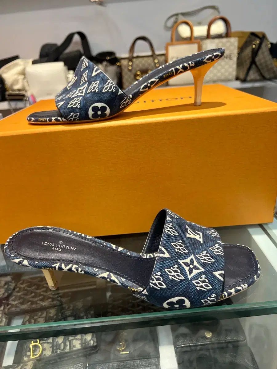 39 ルイヴィトン 1854 リサイバー スリッパ サンダル レディース