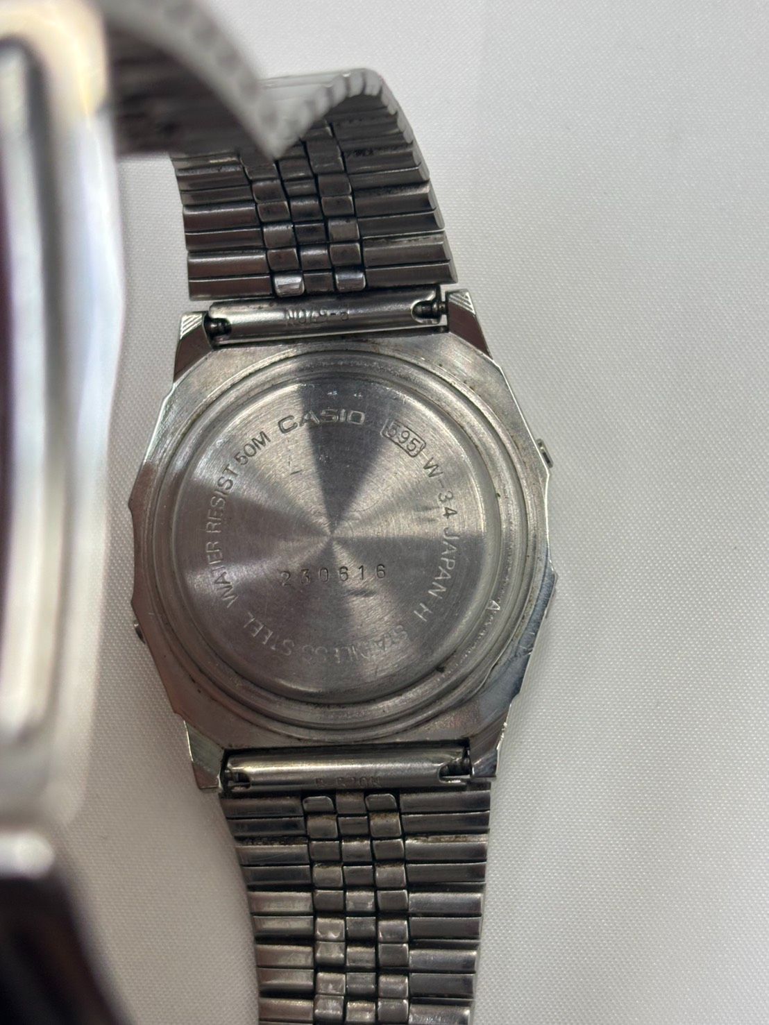 N【ヴィンテージ】CASIO カシオ オールドカシオ W-34 80s - メルカリ