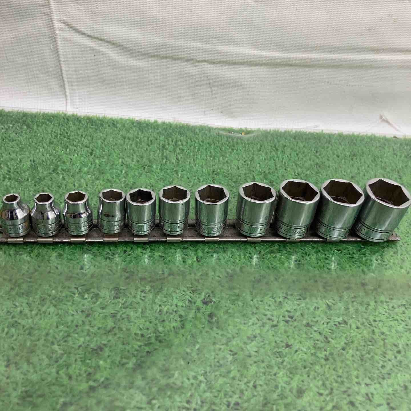 Snap on 3 8インチ ソケット シャロー 6角 FS 281～FS 081 セット