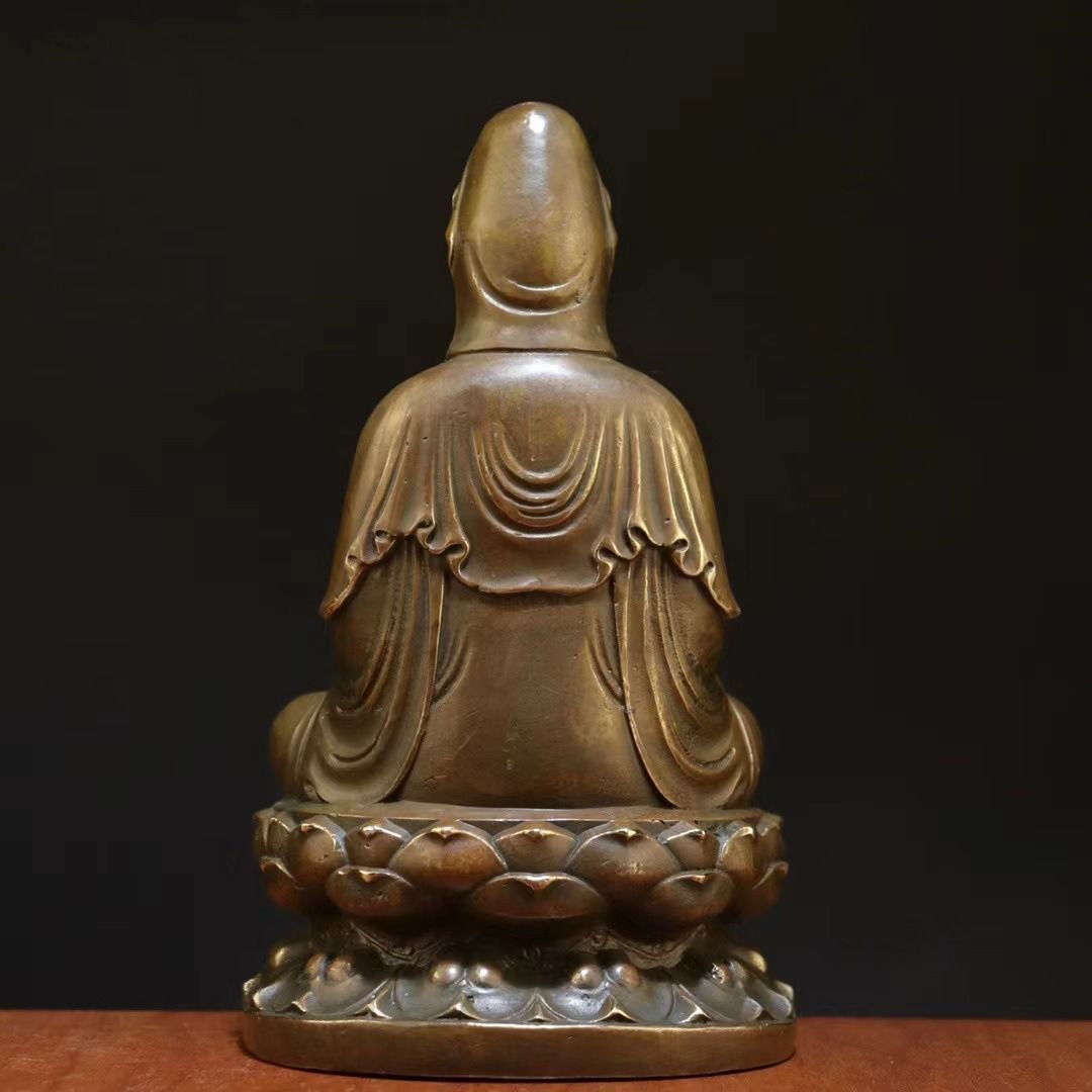 観音様　置物　オブジェ Amazon.co.jp: (pont du monde) クリスタルガラス 観音菩薩像 置物