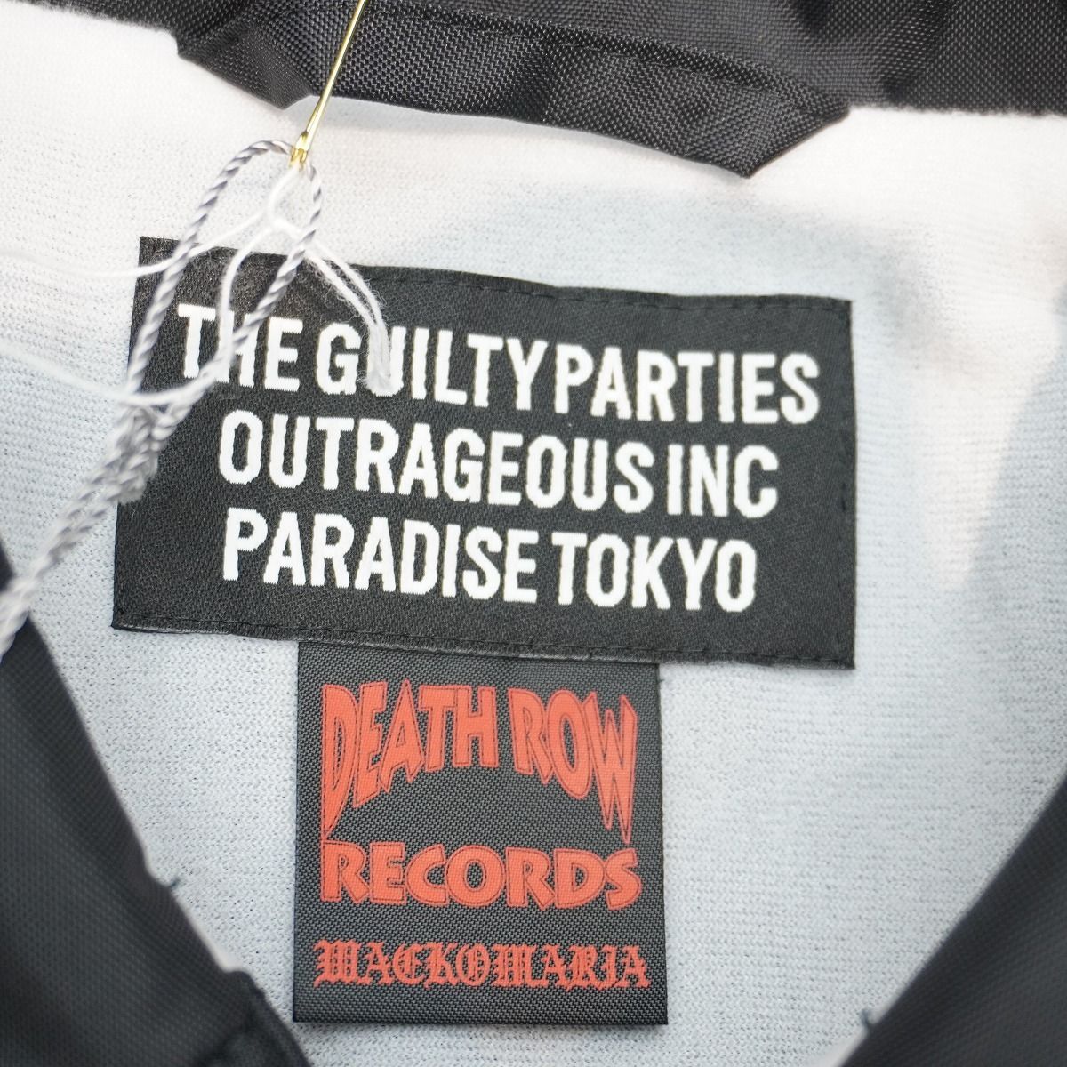 極美品25AW WACKOMARIA ワコマリア DEATH ROW RECORDS / COACH JACKET
