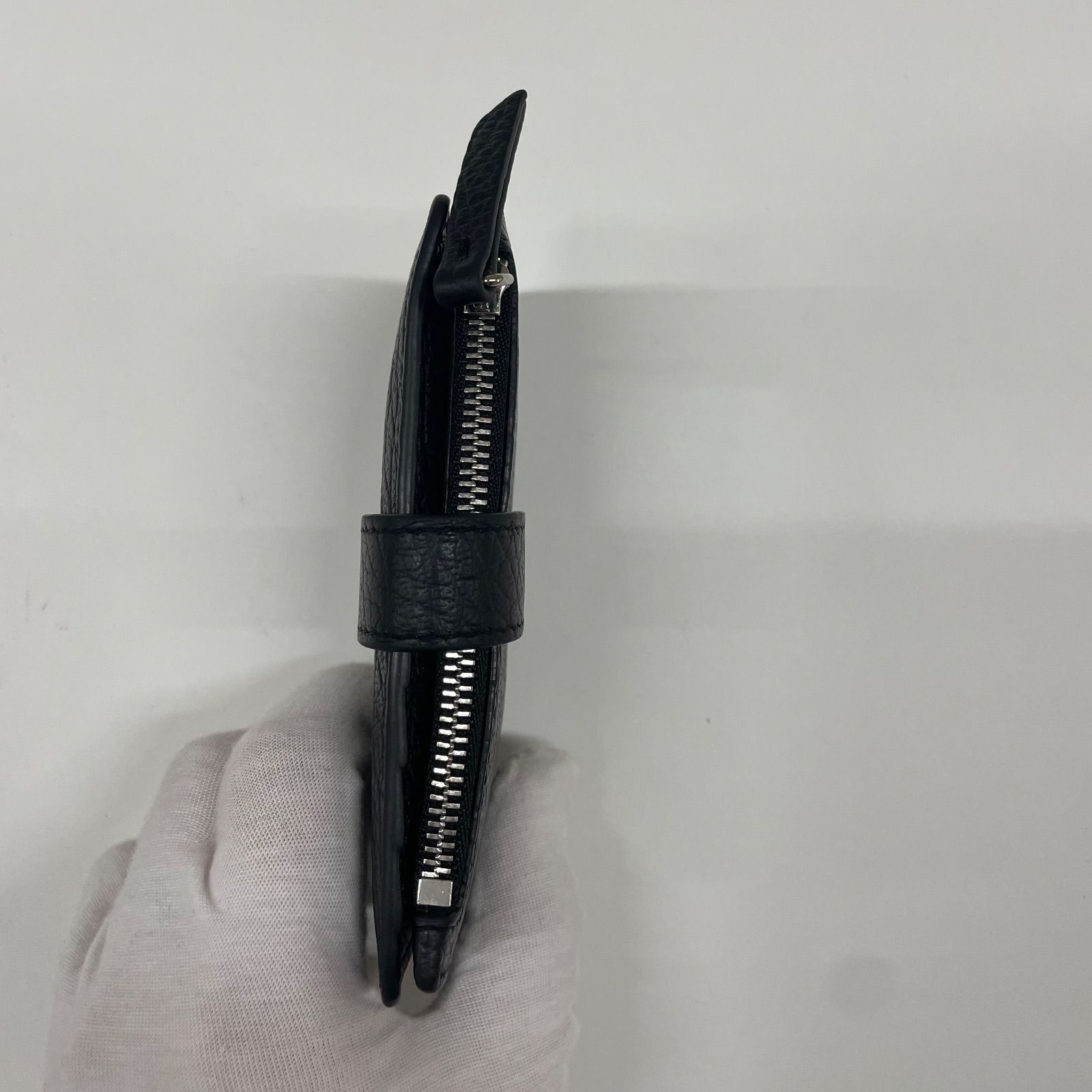  Maison Margiela メゾンマルジェラ P 4455 T 8013 4ステッチ ジップウォレット カードケース ミニ財布 二つ折り財布 メンズ レディース ユニセックス フラグメントケース 小物