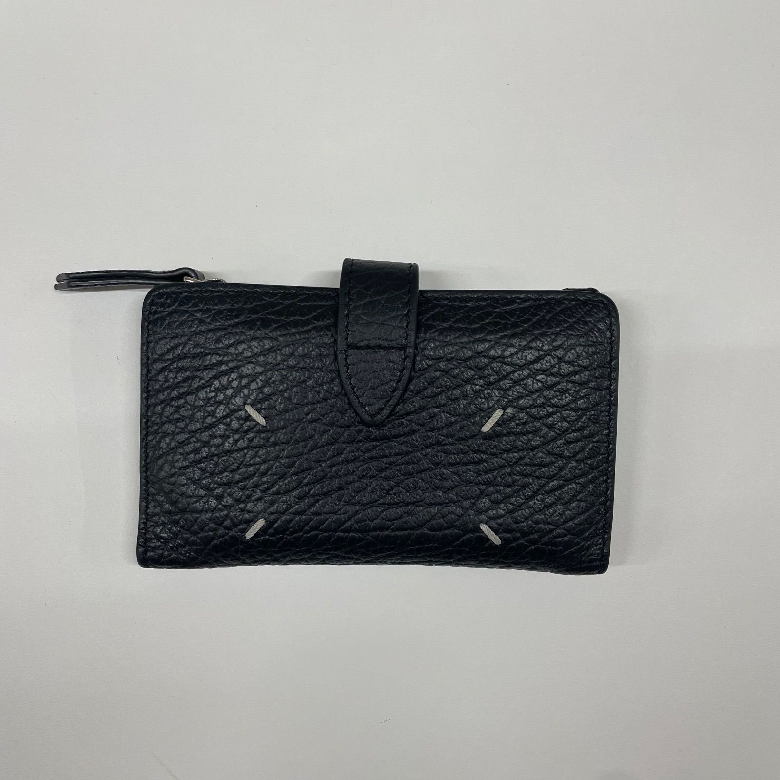 ◎ Maison Margiela メゾンマルジェラ P 4455 T 8013 4ステッチ ジップウォレット カードケース ミニ財布 二つ折り財布 メンズ レディース ユニセックス