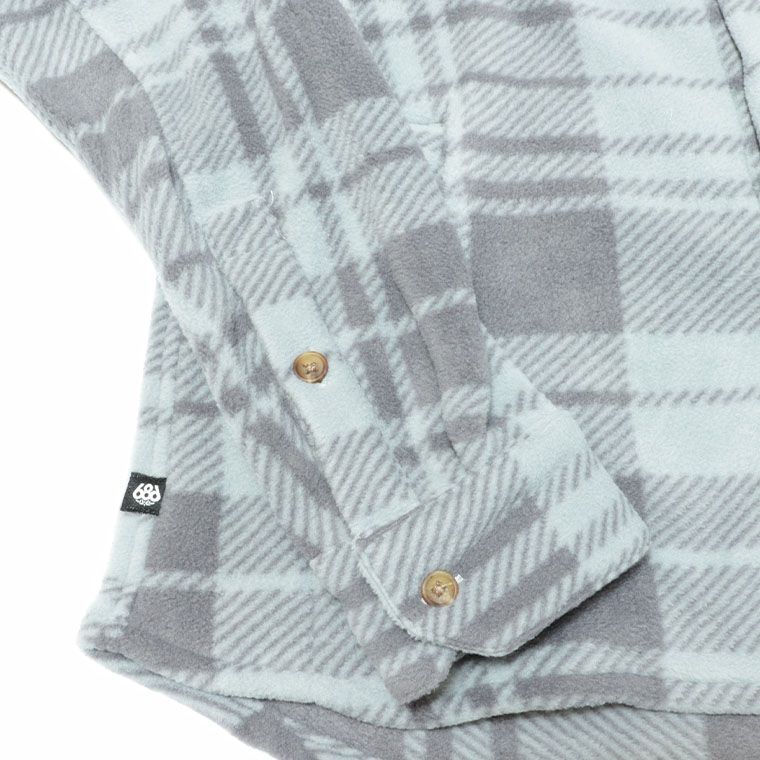 686 シックスエイトシックス M4WNWLS307 レディース　フリース　チェックシャツ　スノーボード　暖かい　Mサイズ 686 シックスエイトシックス M4WNWLS307 レディース フリース チェック