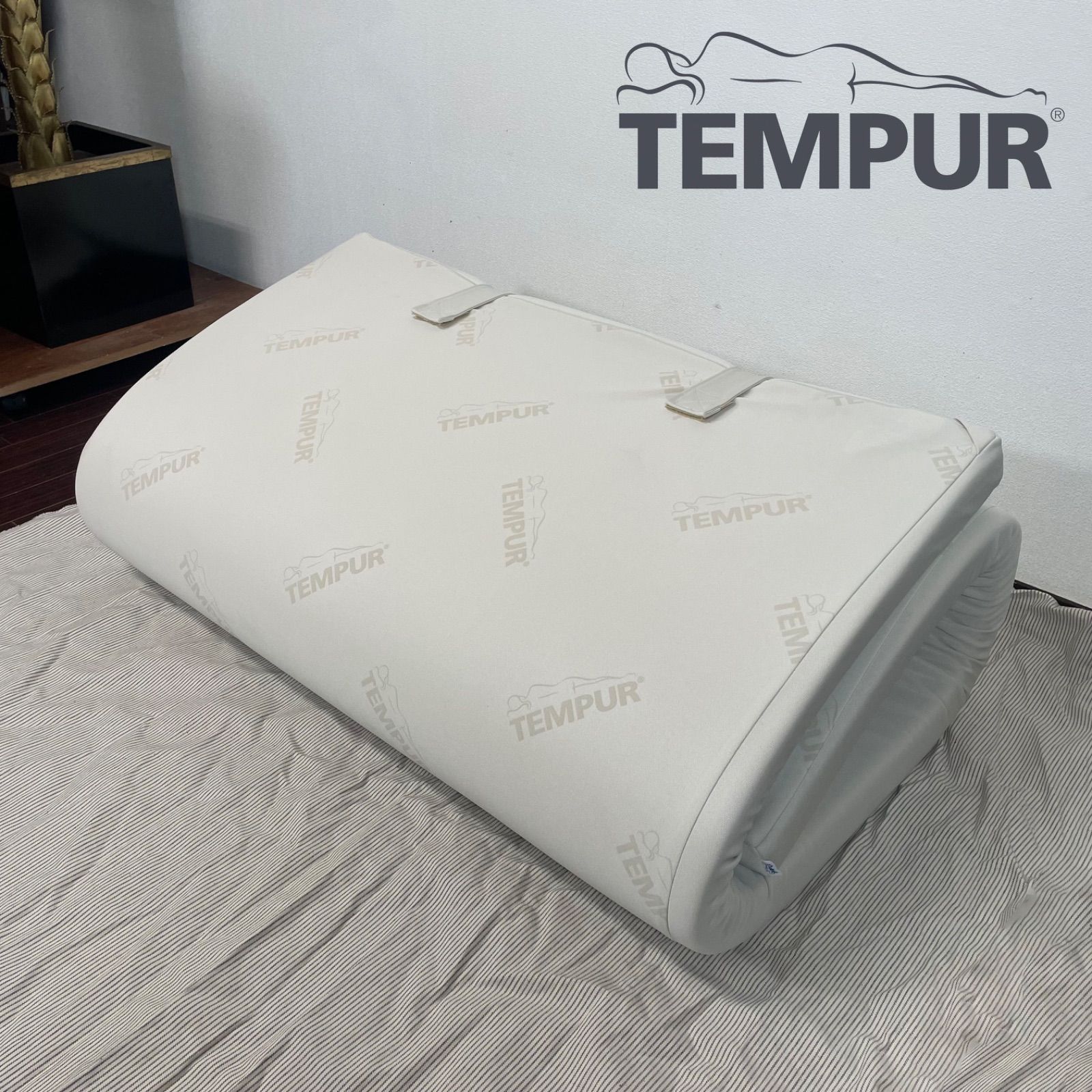 TEMPUR フトン 折りたたみマットレス シングル テンピュール 三つ折り ロール 敷き布団 低反発 ベッド 寝具